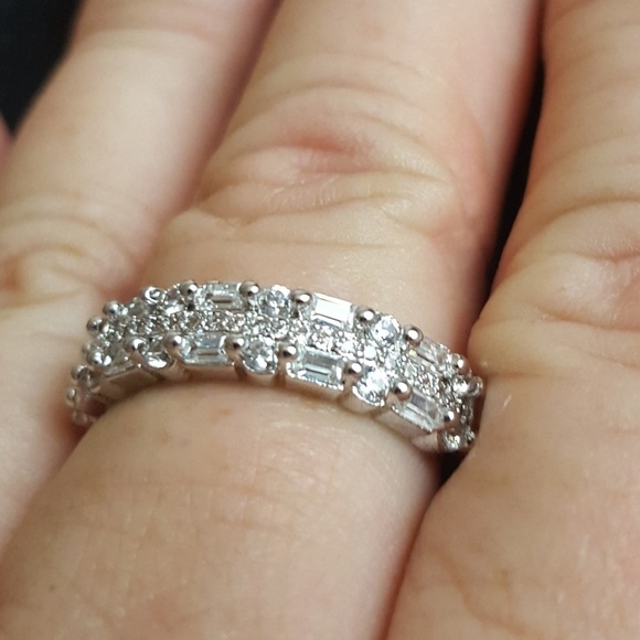 🆕Silver & Crystal Anniversary‎ Band - Picture 2 of 4